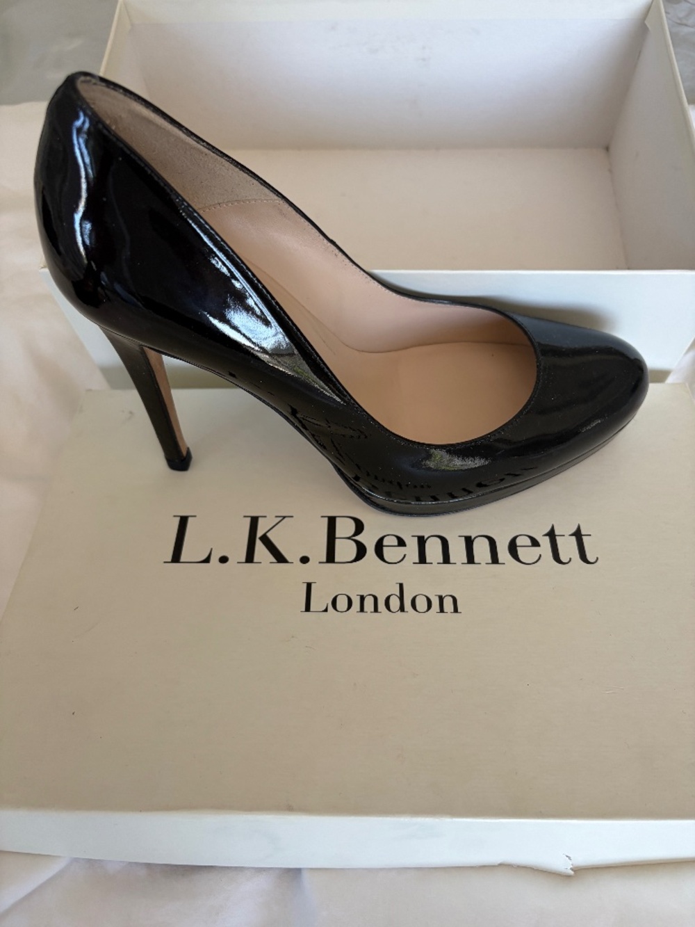 LK Bennett "Sledge" Platform Pumps Size 39.5/8.5